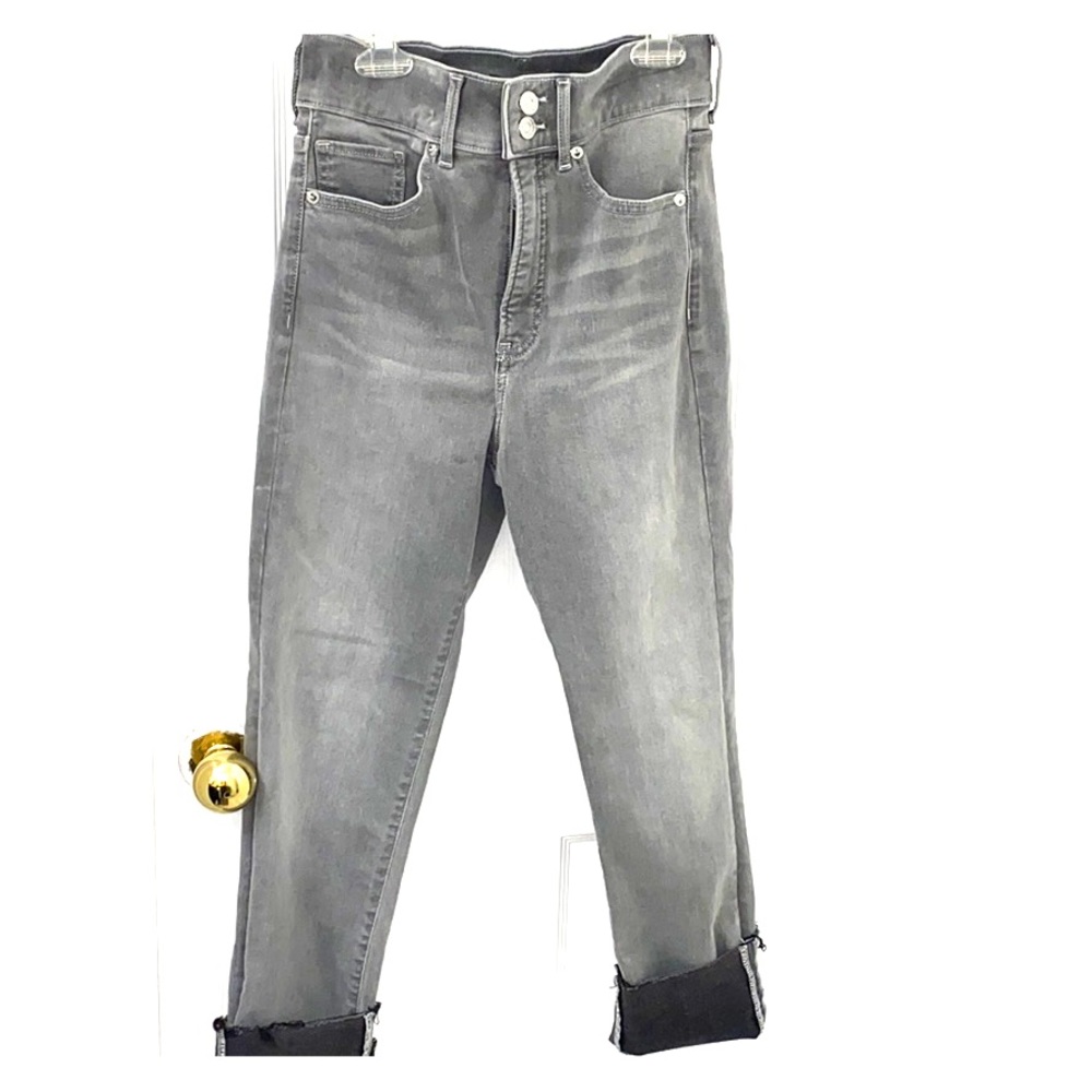 Express Size 2R Slim Fit Super High Rise Jeans
